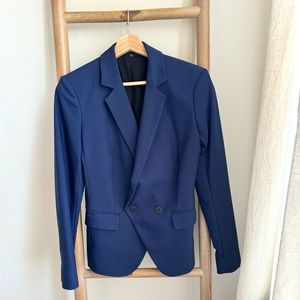 Express Women Navy Blue Fitted Blazer 6